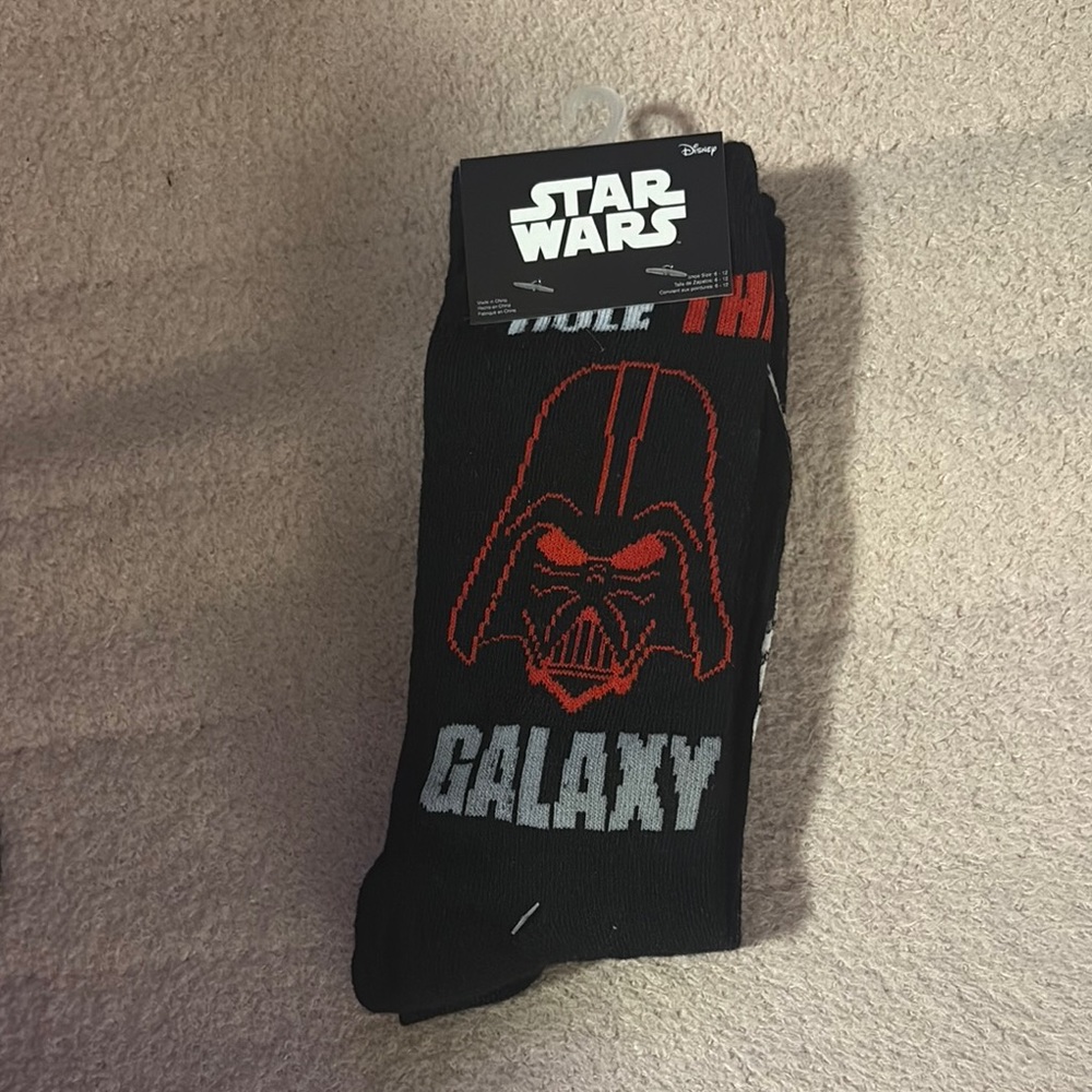 Star Wars NWT Socks Two Pair